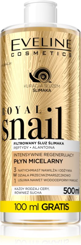 Eveline Cosmetics Royal Snail apa cu particule micele efect regenerator 500 ml