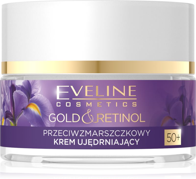 Eveline Cosmetics Gold & Retinol lift crema de fata pentru fermitate antirid 50+ 50 ml
