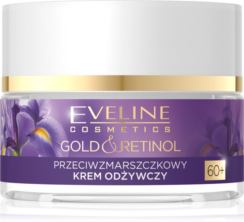 Eveline Cosmetics Gold & Retinol cremă intens hrănitoare antirid 60+ 50 ml