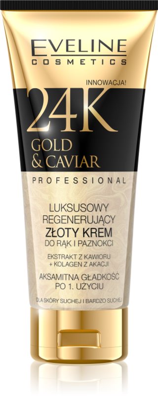 Eveline Cosmetics 24k Gold & Caviar maini si unghii 100 ml