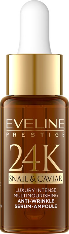 Eveline Cosmetics 24K Snail & Caviar ser antirid extract de melc 18 ml