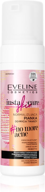 Eveline Cosmetics Insta Skin Care no more acne spuma de curatat faciale 150 ml