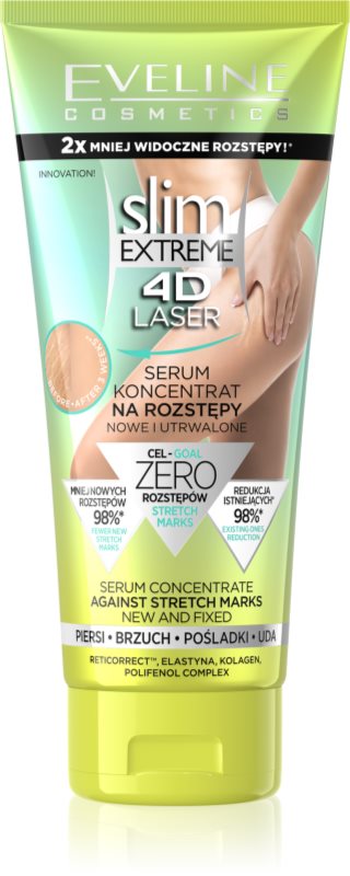Eveline Cosmetics Slim Extreme 4D Laser ser pentru corp cu efect de perfecționare vergeturi 150 ml