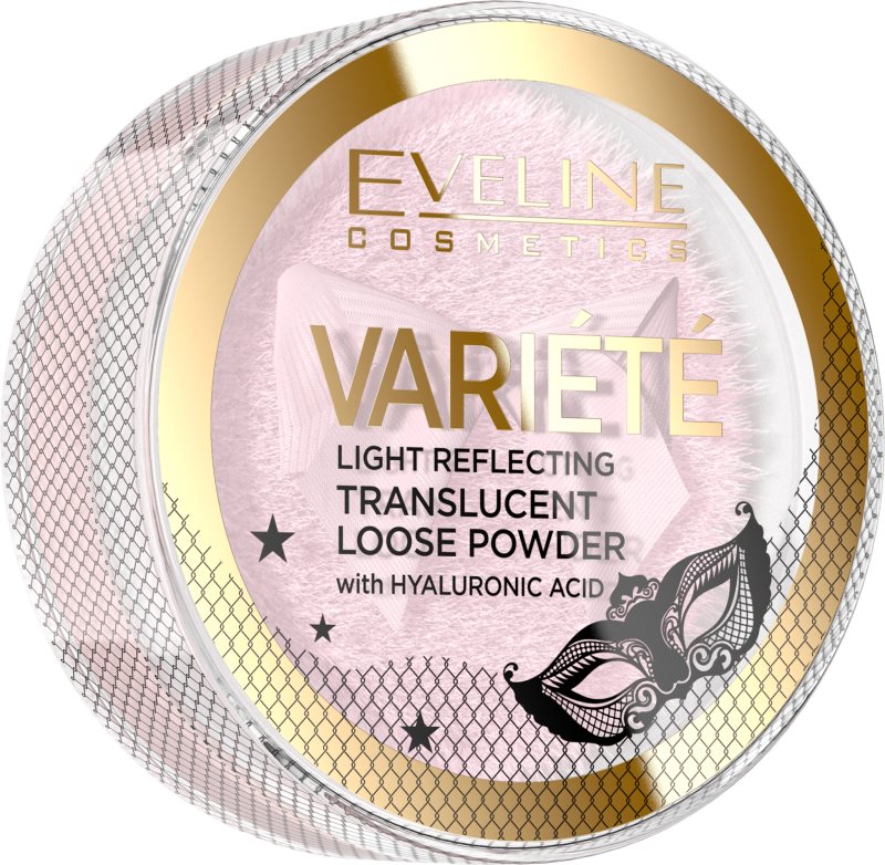 Eveline Cosmetics Variété pudra pulbere transparentă cu aplicator 6 g