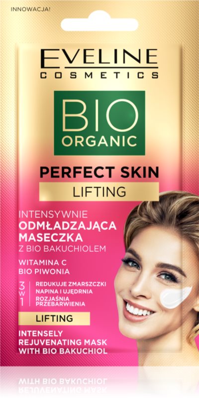 Eveline Cosmetics Perfect Skin Bio Bakuchiol mască intensă de întinerire 8 ml
