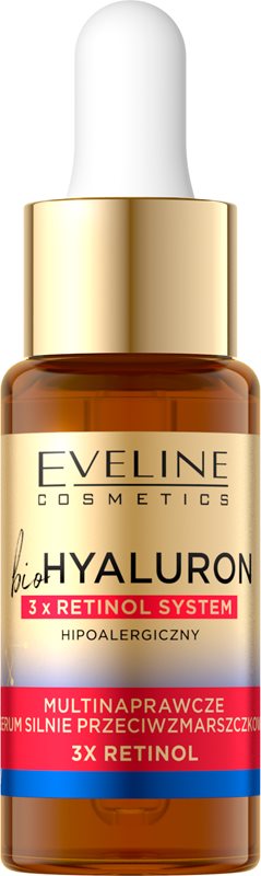 Eveline Cosmetics Bio Hyaluron 3x Retinol System ser impotriva ridurilor 18 ml
