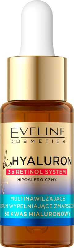 Eveline Cosmetics Bio Hyaluron 3x Retinol System ser de umplere a ridurilor 18 ml