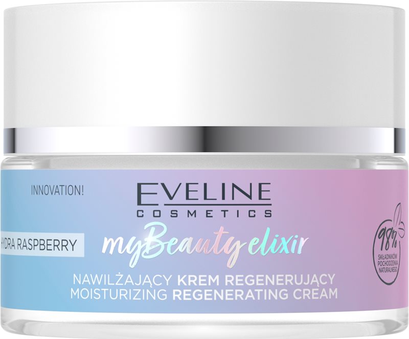 Eveline Cosmetics My Beauty Elixir Hydra Raspberry crema regeneratoare si hidratanta 50 ml