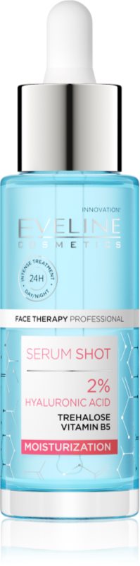 Eveline Cosmetics Serum Shot 2% Hyaluronic Acid ser hidratant si hranitor 30 ml