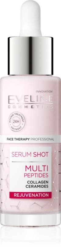 Eveline Cosmetics Serum Shot Multi Peptides ser facial de intinerire cu colagen 30 ml
