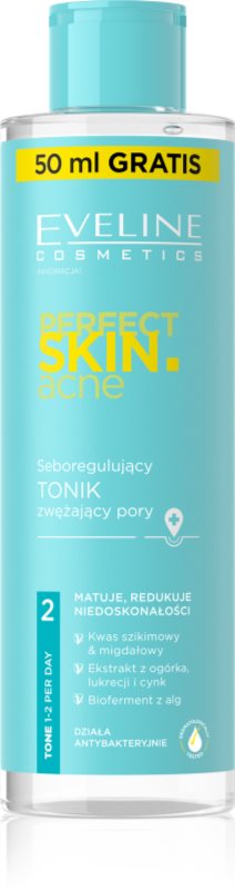 Eveline Cosmetics Perfect Skin .acne tonic de curatare si calmant 200 ml