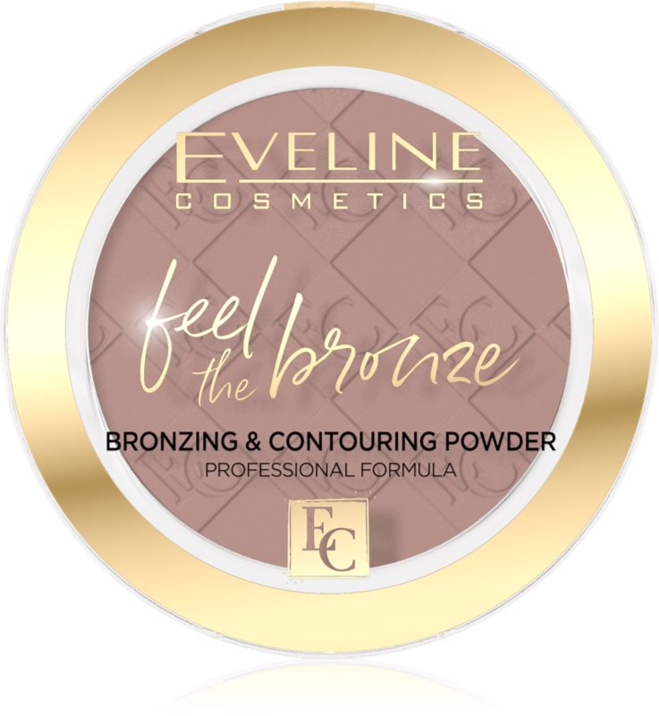 Eveline Cosmetics Feel The Bronze pudră pentru de bronz și contur culoare 01 Milky Way 4 g