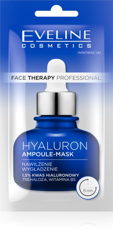 Eveline Cosmetics Face Therapy Hyaluron masca sub forma de crema cu efect de hidratare 8 ml