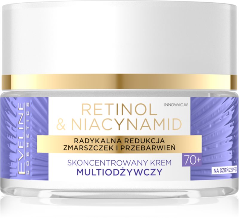 Eveline Cosmetics Retinol & Niacynamid crema de zi cu efect de refacere 70+ SPF 20 50 ml