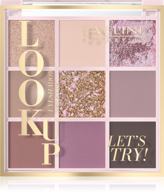 Eveline Cosmetics Look Up Let's Try! paletă cu farduri de ochi 10,8 g