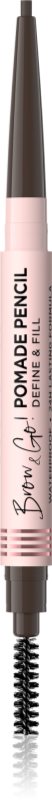 Eveline Cosmetics Brow & Go! creion pentru sprâncene rezistent la apă perie 2 in 1