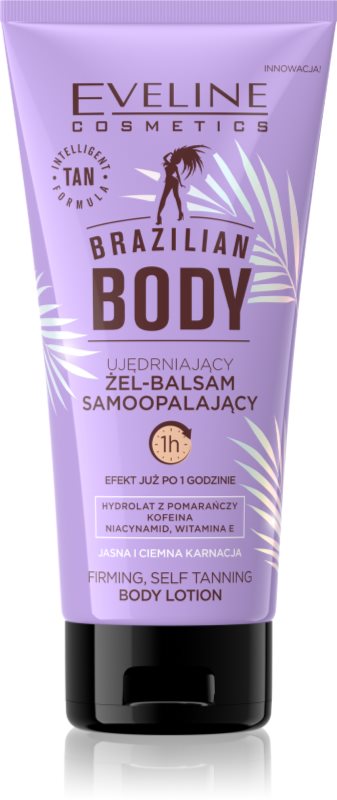 Eveline Cosmetics Brazilian Body gel autobronzant cu efect de întărire 150 ml