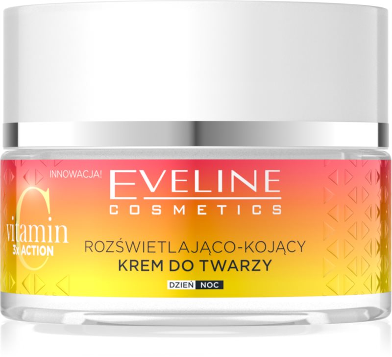 Eveline Cosmetics Vitamin C 3x Action crema iluminatoare cu efect calmant 50 ml