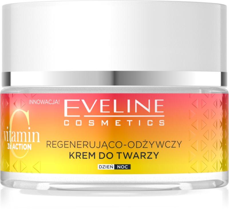 Eveline Cosmetics Vitamin C 3x Action crema regeneratoare si hranitoare 50 ml