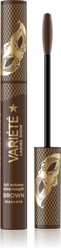 Eveline Cosmetics Variété Lashes Show mascara pentru volum si definirea genelor culoare Brown 10 ml