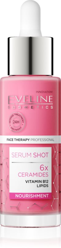 Eveline Cosmetics Serum Shot 6x Ceramides ser cu hidratare intensiva cu ceramide 30 ml