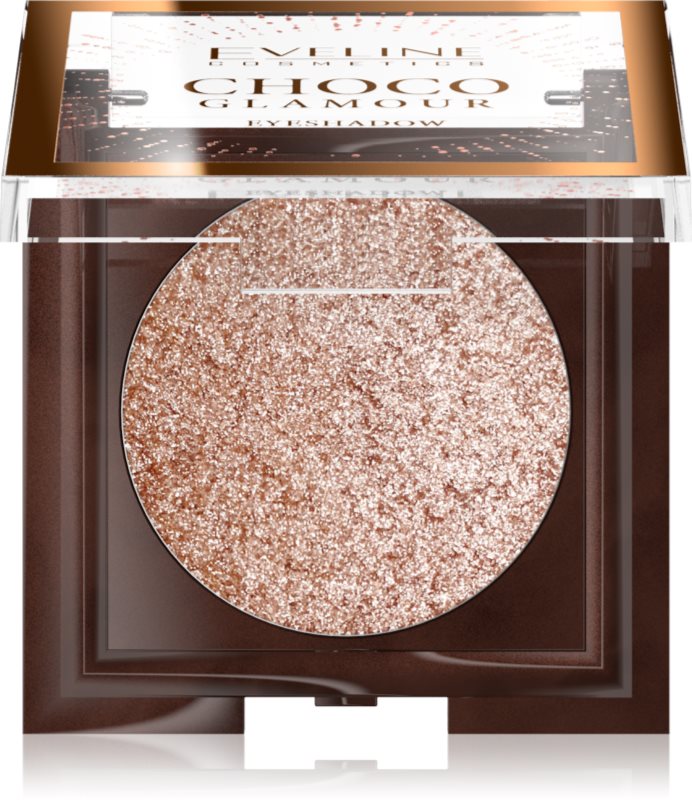 Eveline Cosmetics Choco Glamour farduri de ochi strălucitoare 3,5 g