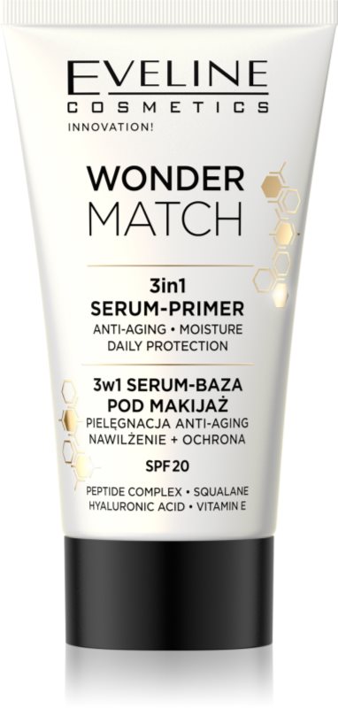 Eveline Cosmetics Wonder Match baza de machiaj 3 in 1 SPF 20 30 ml