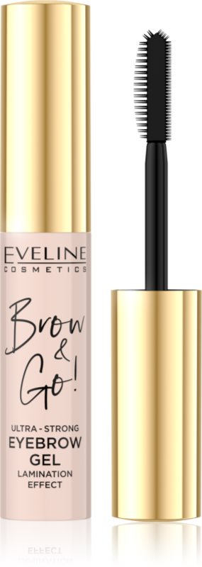 Eveline Cosmetics Brow & Go! gel pentru sprancene cu fixare foarte puternica 6 ml