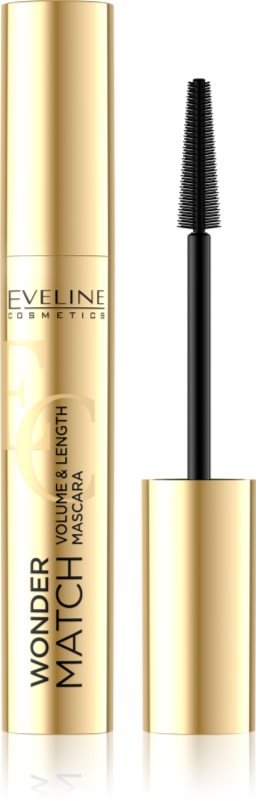 Eveline Cosmetics Wonder Match mascara pentru volum si consistenta culoare Black 7 ml
