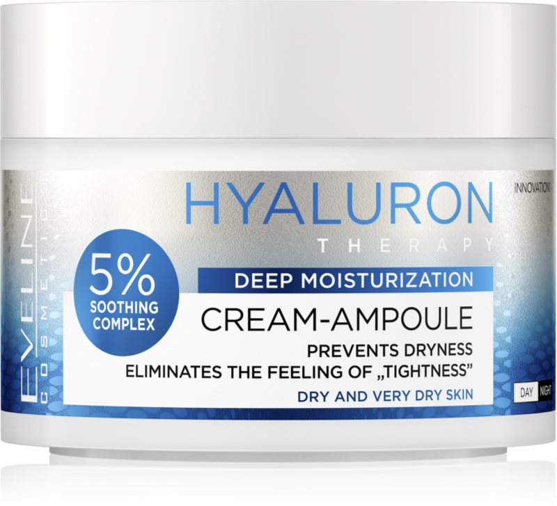 Eveline Cosmetics Cream-Ampoule Hyaluron cremă intens hidratantă 50 ml