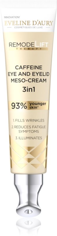Eveline Cosmetics Remodelift Therapy crema antirid pentru zona ochilor cu cafeina 15 ml