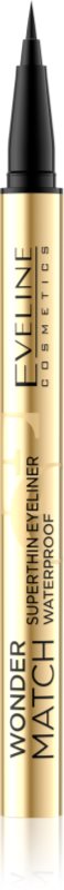 Eveline Cosmetics Wonder Match eyeliner rezistent la apa culoare Black 1 buc