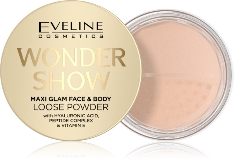 Eveline Cosmetics Wonder Show pudra pentru stralucire pentru fata si corp Maxi Glam 6 g