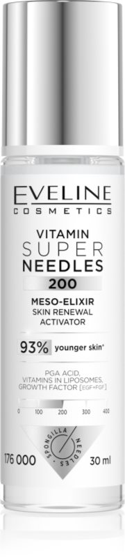 Eveline Cosmetics Vitamin Super Needles 200 activator pentru regenerarea celulelor pielii 30 ml