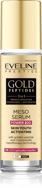 Eveline Cosmetics Gold Peptides 3 in 1 ser activator pentru un aspect intinerit 30 ml