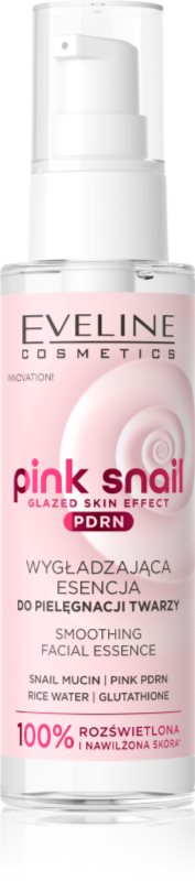 Eveline Cosmetics Pink Snail Glazed Skin Effect Esenta cu efect de netezire 100 ml