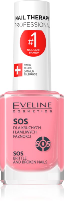Eveline Cosmetics Nail Therapy SOS balsam cu multivitamine cu calciu 12 ml