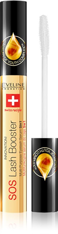 Eveline Cosmetics SOS Lash Booster Ser reparator pentru cresterea genelor efect regenerator 10 ml
