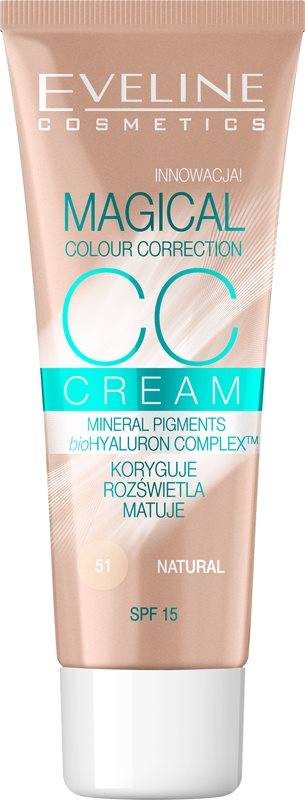 Eveline Cosmetics Magical Colour Correction crema CC SPF 15