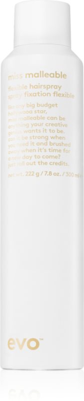 EVO Miss Malleable Flexible Hairspray fixativ pentru un efect de lunga durata 300 ml