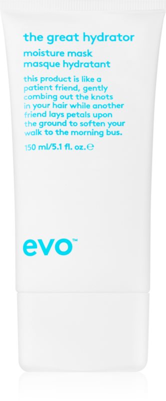 EVO Hydrate The Great Hydrator masca hidratanta stralucire pentru parul uscat si fragil 30 ml