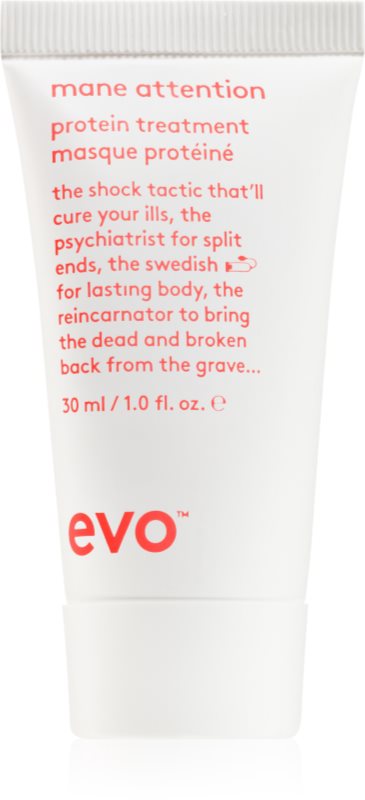EVO Mane Attention Protein Treatment masca hidratanta cu conținut ridicat de proteină 30 ml