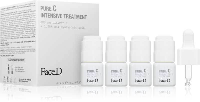 Face D Pure C ingrijirea pielii antirid 4x4 ml