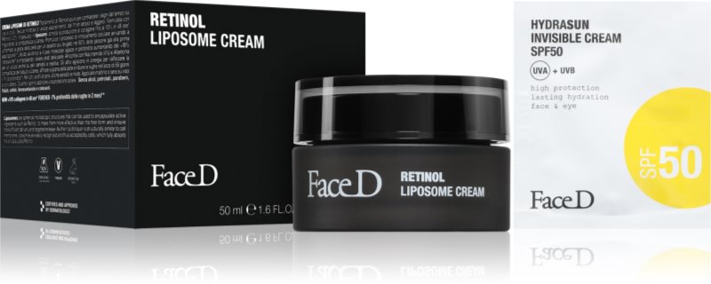 Face D Retinol Liposome Cream crema antirid cu retinol 50 ml