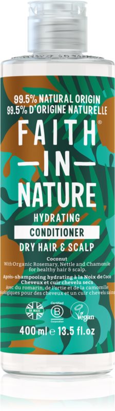 Faith In Nature Coconut balsam hidratant pentru par normal spre uscat 400 ml