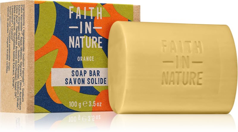Faith In Nature Hand Made Soap Orange Sapun natural 100 g