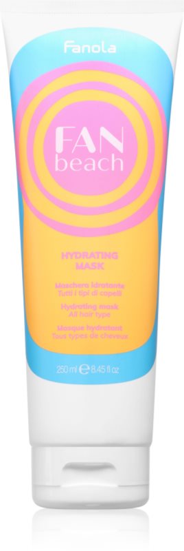 Fanola FAN Beach Mask masca hidratanta pentru par expus la soare 250 ml