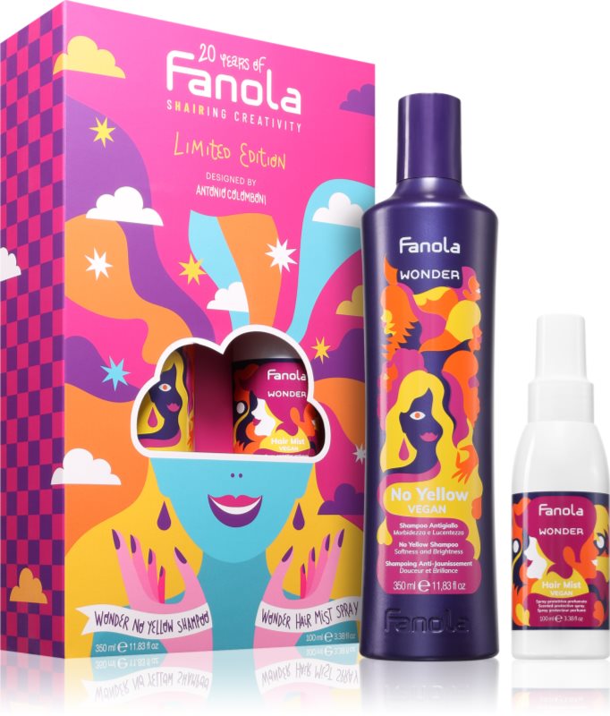 Fanola Wonder Set set cadou pentru parul blond cu suvite