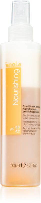 Fanola Nourishing conditioner Spray Leave-in pentru păr uscat și deteriorat 200 ml