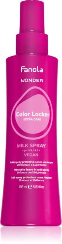 Fanola Wonder Color Locker Milk Spray spray-loțiune de protecție pentru păr vopsit 195 ml